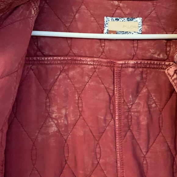Anthropologie Pilcro The Fielder Quilted Shirt Jacket Relaxed Casual Size XL - Picture 11 of 14